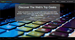 Desktop Screenshot of geekgrade.com